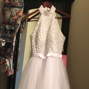 White homecoming dress